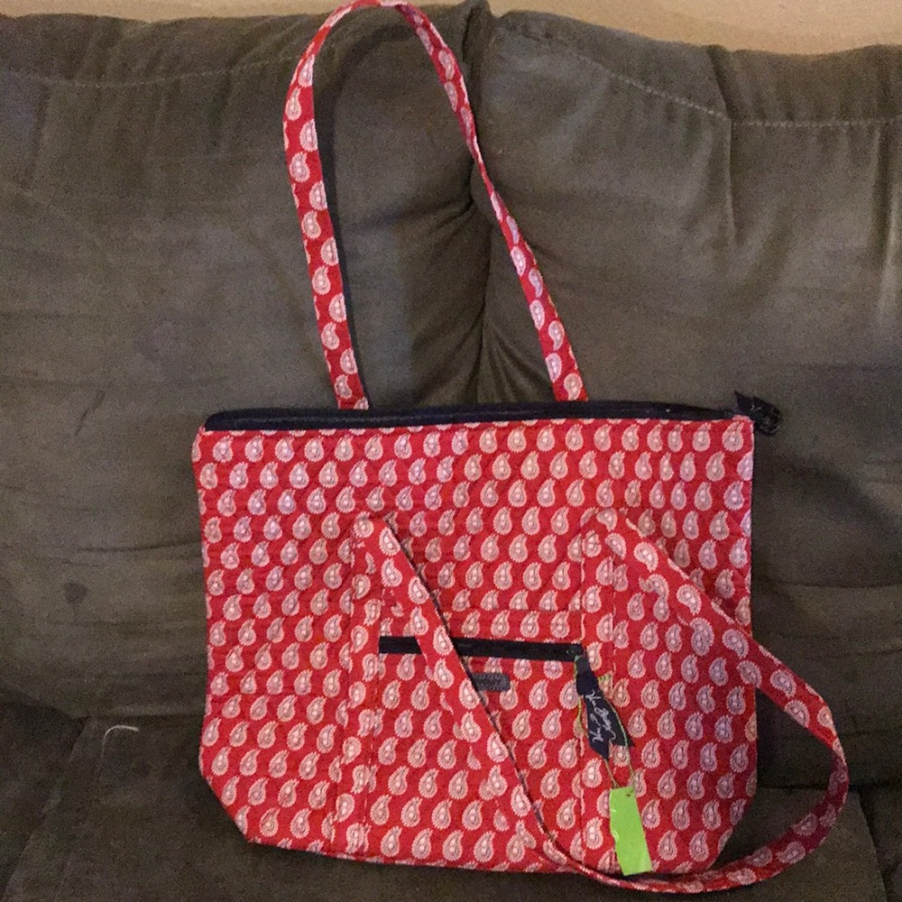 Vera Bradley Petite Red Bandana Paisley bag